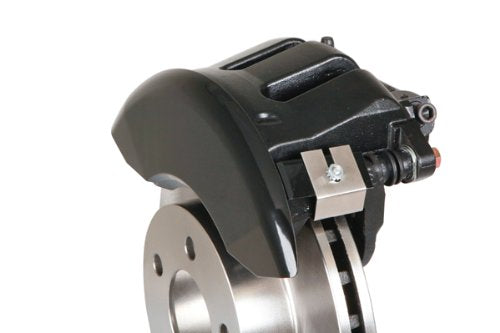 MGP 'MGP' Engraved Caliper Covers 12005SMGPBK with Black Powder Coat Finish and Silver Characters, (Set of 4)