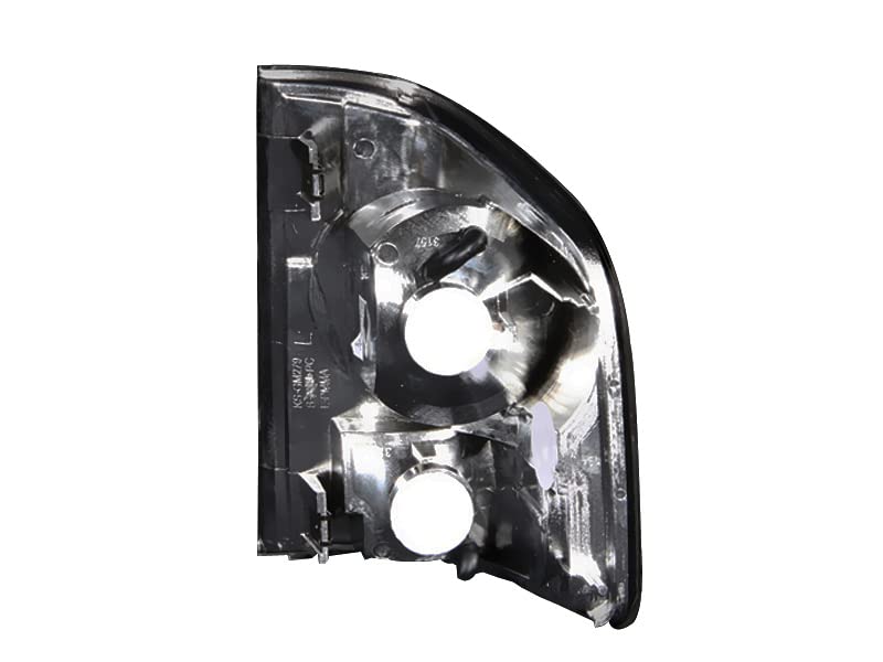 Black Euro Tail Light Set-Clear Lens ANZO USA 211034