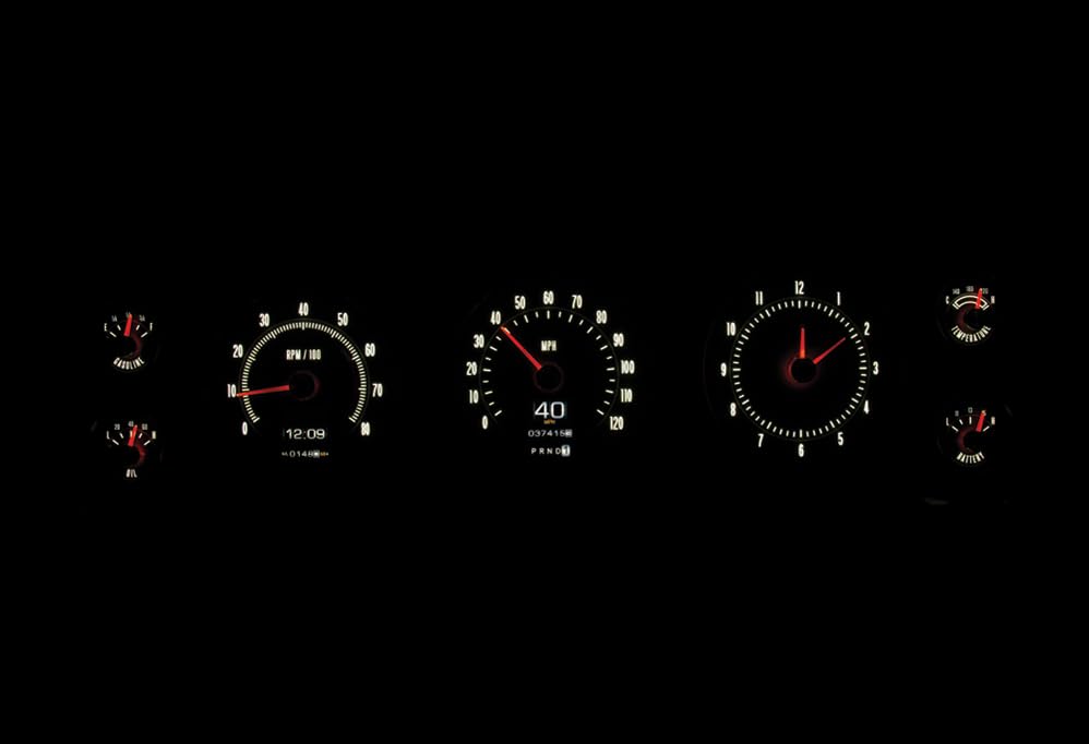 Dakota Digital RTX Gauge Instrument System RTX-67C-IMP-X Compatible with Chevy 1967 Caprice/Impala