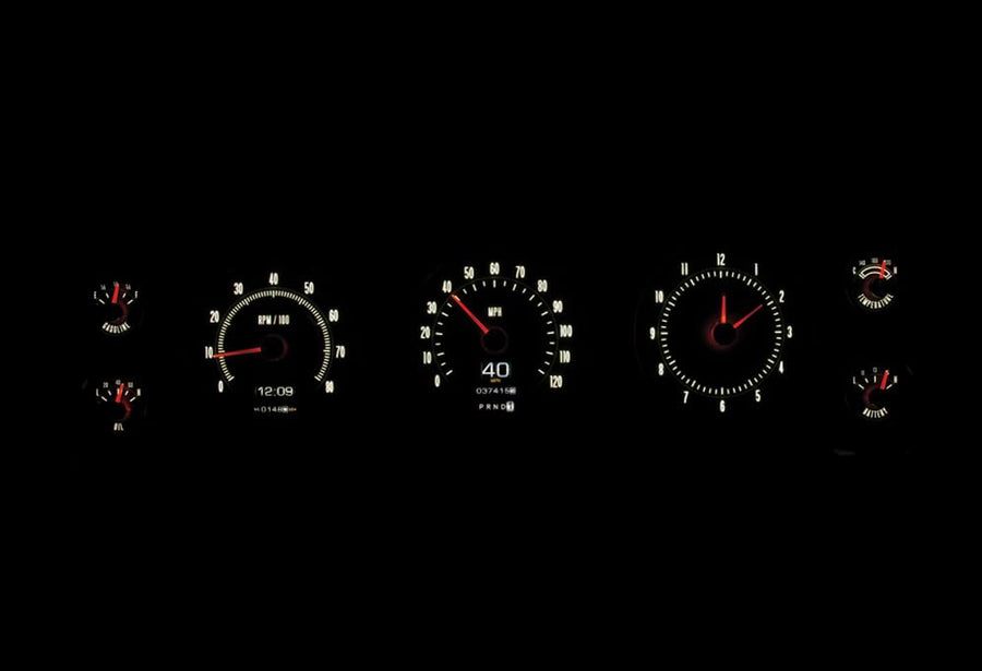 Dakota Digital RTX Gauge Instrument System RTX-67C-IMP-X Compatible with Chevy 1967 Caprice/Impala
