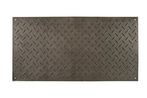 Checkers Industrial Safety Products Alturna Mat AM48 1 ea., High Density Polyethylene, 4' x 8' x 1/2", Black