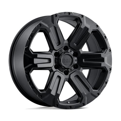 WANAKA Black Rhino Hard Alloys 17X8.5 6X5.5 5.22 12mm MATTE BLACK - 1785WKA126140M12