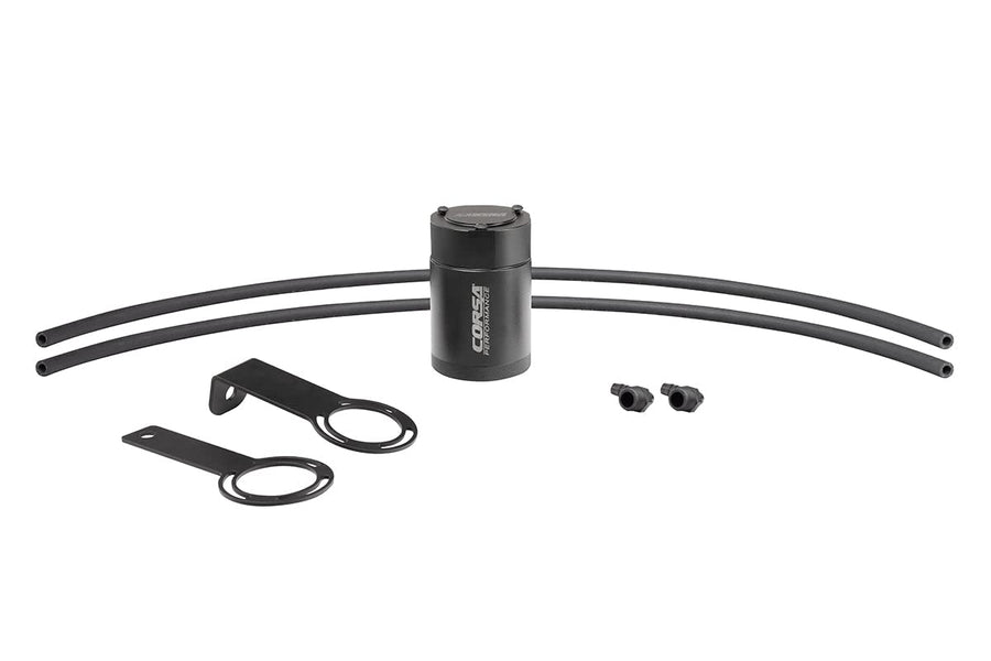 Performance Corsa 3/8in Universal 3 oz. Aluminum Oil Catch Can with Mounting Brackets (CC0015)