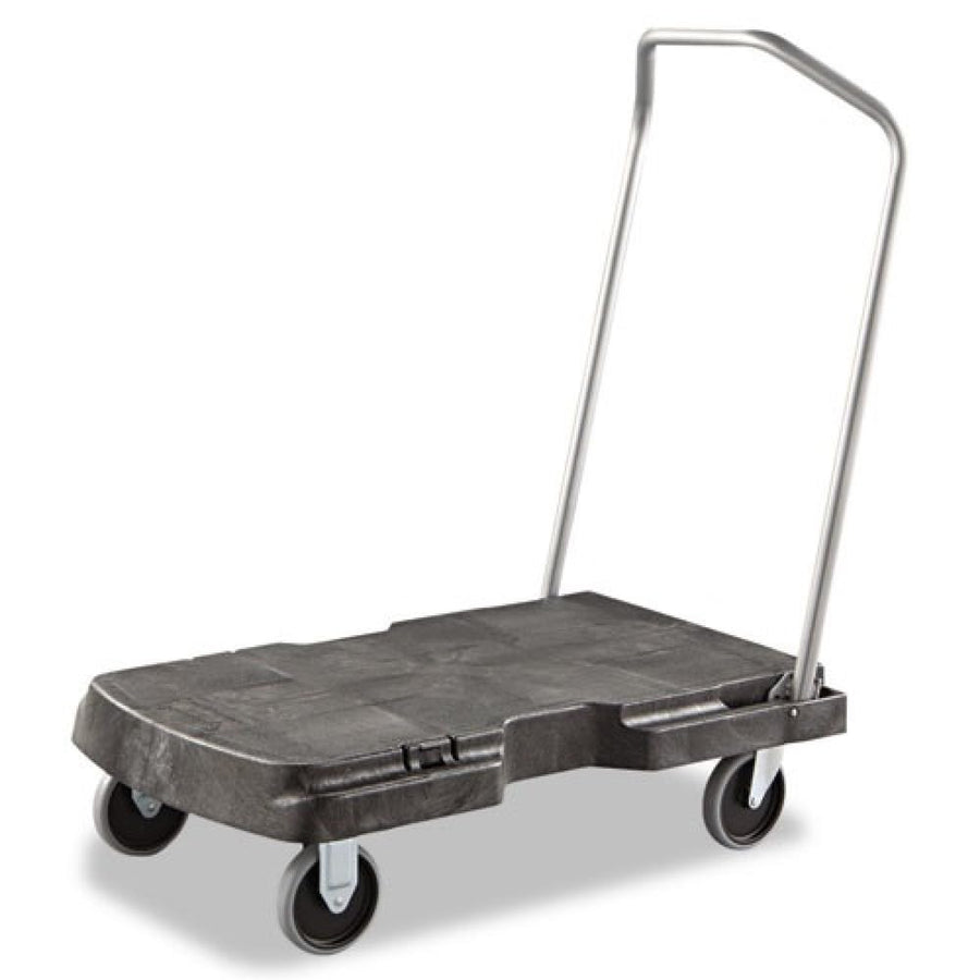 Triple Trolley Rubbermaid 4401BLA, 500-lb Cap, 20-1/2w x 32-1/2d x 7h, Black