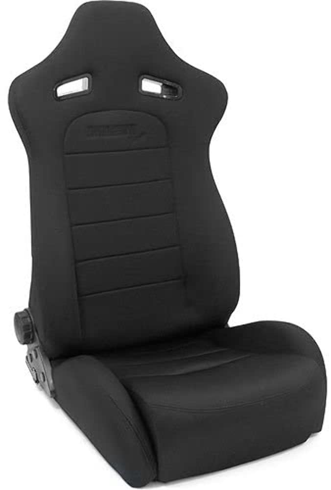 Black Vinyl Racing Spider Recliner ProCar by Scat 80-1612-51 Common Seat