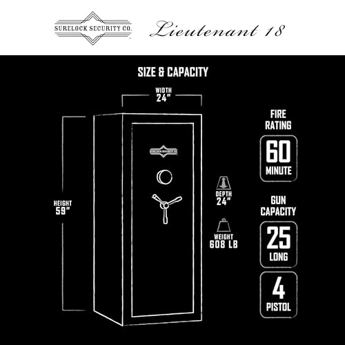 Lieutenant 18 Home & Gun Safe by Surelock Security