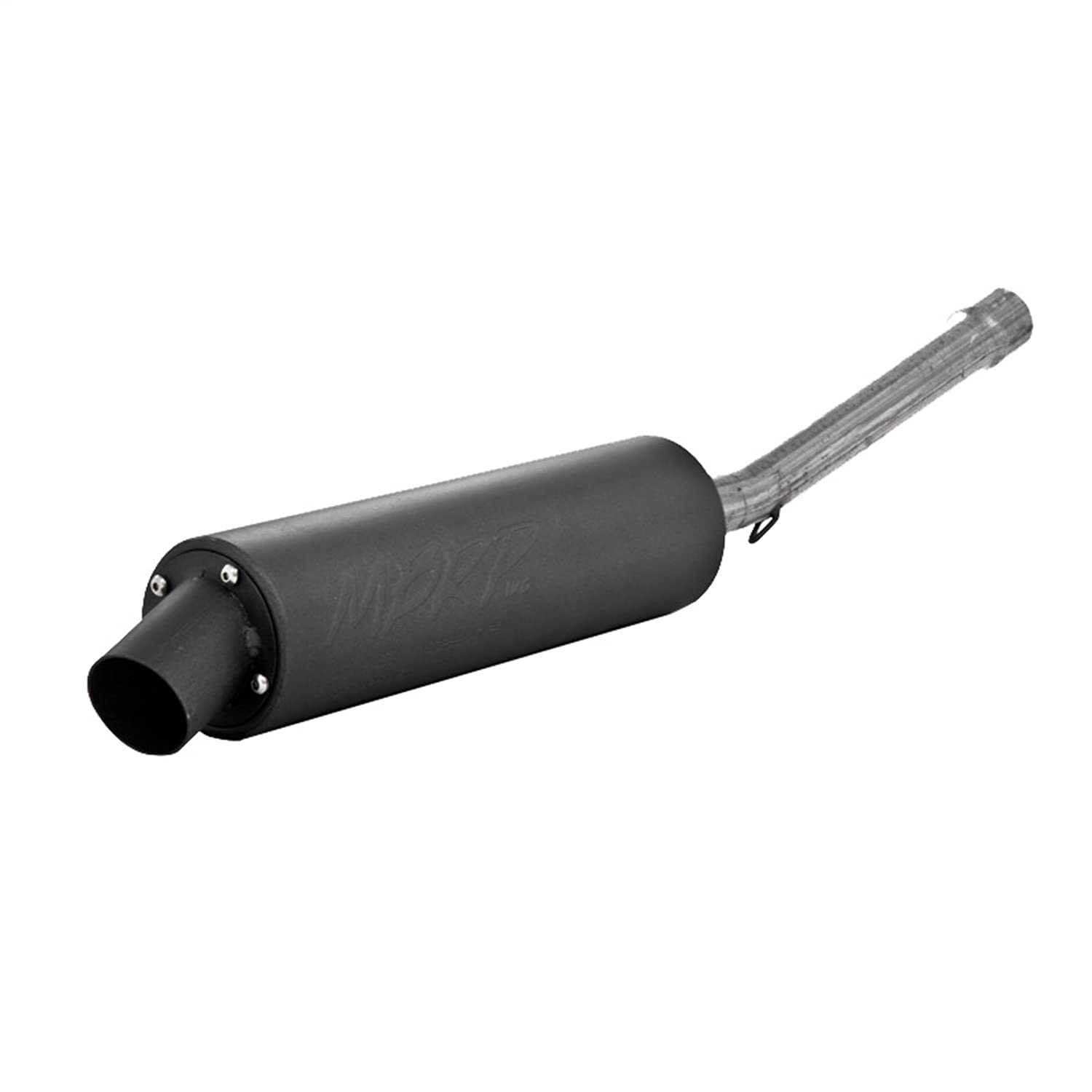 MBRP Slip On Straight Core Exhaust Made of Black-Coated Aluminized Steel | Fits Honda TRX 300 FourTrax 1992-2000 | Mild Sound | Utility Series | AT-7109