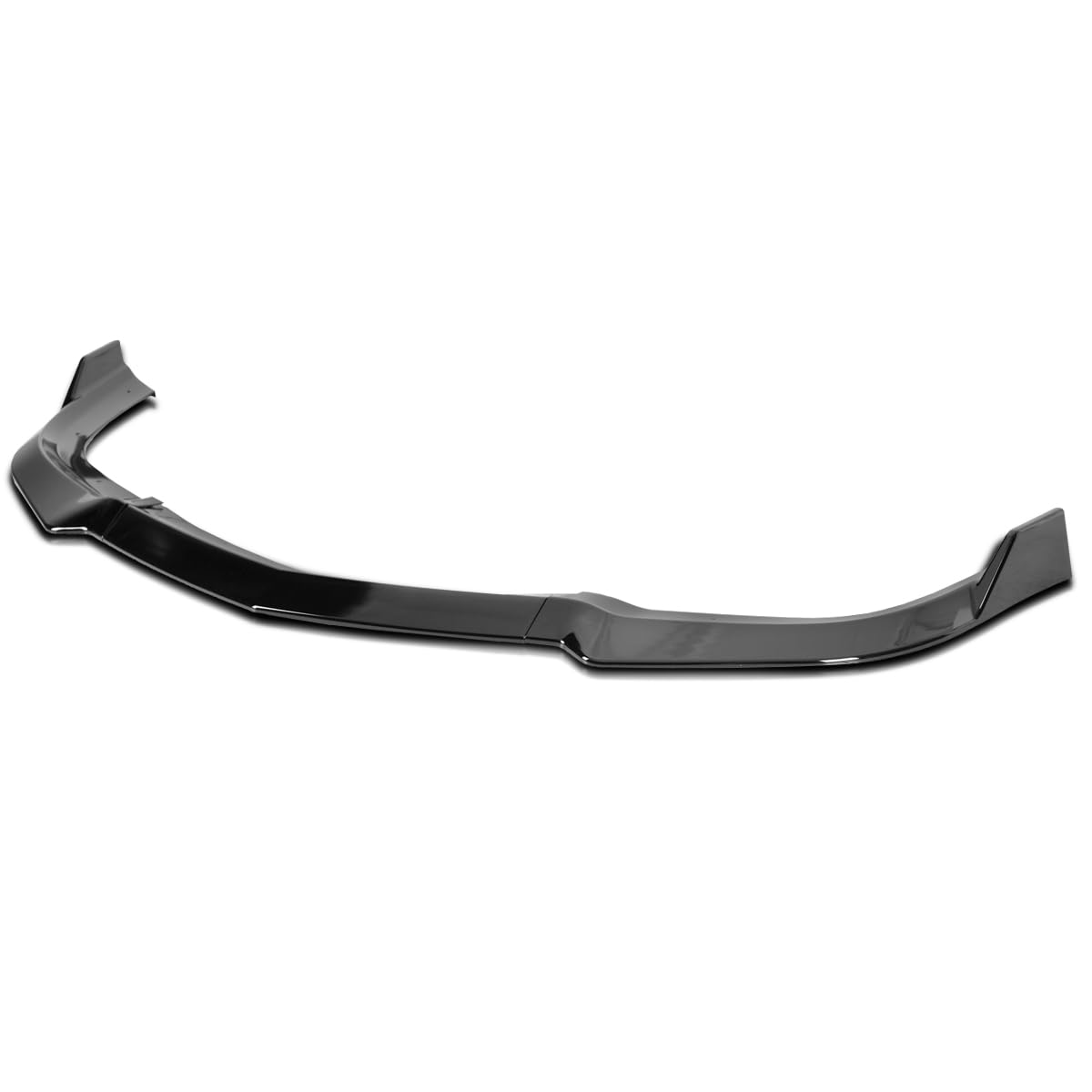 Glossy Black Spec-D Tuning Front Bumper Lip Spoiler Splitter 3PC Compatible with 2011-2014 Dodge Charger SRT8
