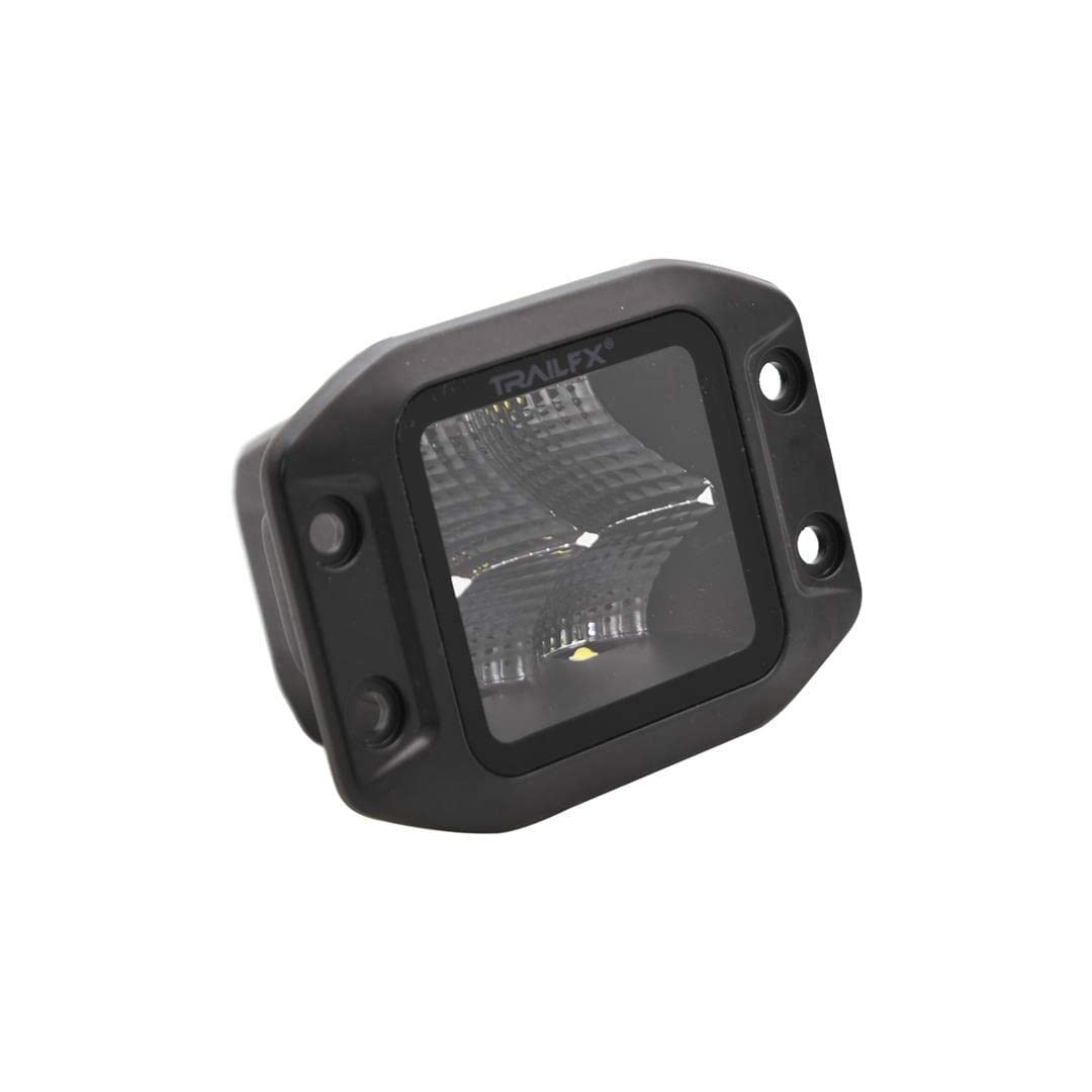 Blacked-Out Trailfx 3 Inch Flush Mount Cube LED