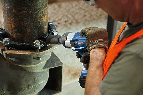 BOSCH PROFACTOR™ GDS18V-740CB14 18V Connected 1/2 In. Impact Wrench Kit with Friction Ring and (1) CORE18V 8 Ah High Power Battery