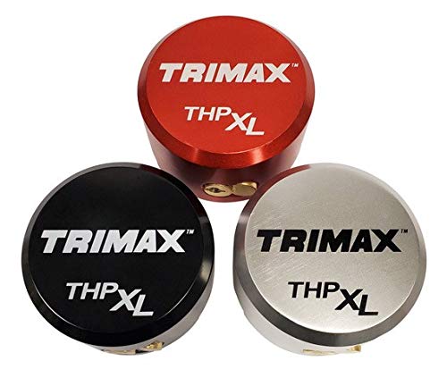 Red Trimax, (THPXLALRD), Solid Aluminum Hockey Puck Internal Shackle Lock, Universal Fit