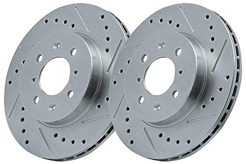 Power Stop Front EBR1210XPR Evolution Drilled & Slotted Rotor Pair For Audi A6, Audi A6 Quattro, Audi A7 Quattro, Audi Q5, Audi S4, Audi S5 [Model Specific]