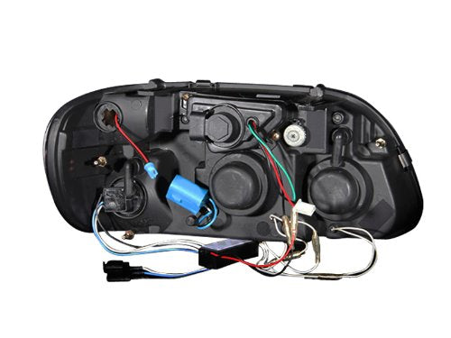 Ford Explorer Anzo USA 111132 Projector 1 Pc Black Clear Amber Headlight Assembly - (Sold in Pairs)