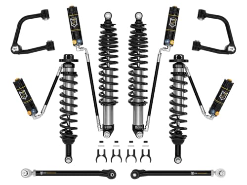 ICON 2-3" Lift, 2021-2023 Ford Bronco, Sasquatch, Stage 6 Suspension System, CDXS, Tubular, Heavy Rate Rear Spring