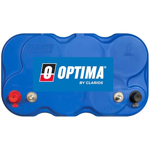 OPTIMA Batteries BlueTop High Performance D27M Dual Purpose Deep Cycle and Starting Sealed AGM Boat and RV Battery, 800 CCA, Dual Terminal, Maintenance Free, Versitile Mounting