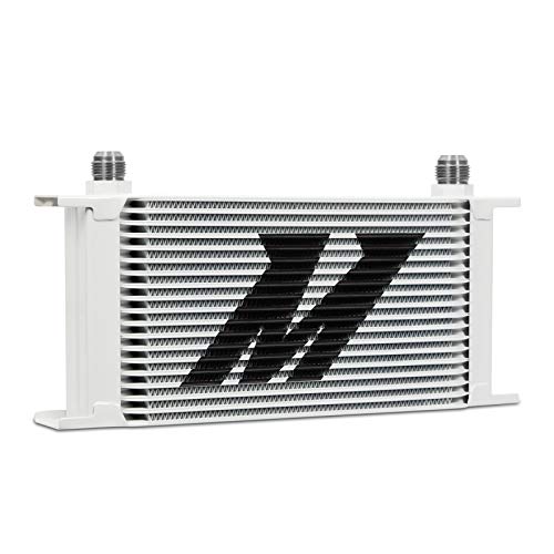 Mishimoto Universal 19 Row Oil Cooler, MMOC-19WT White