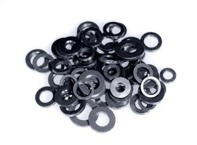 Black WASHERS ARP 200-8554 - 3/8IN ID