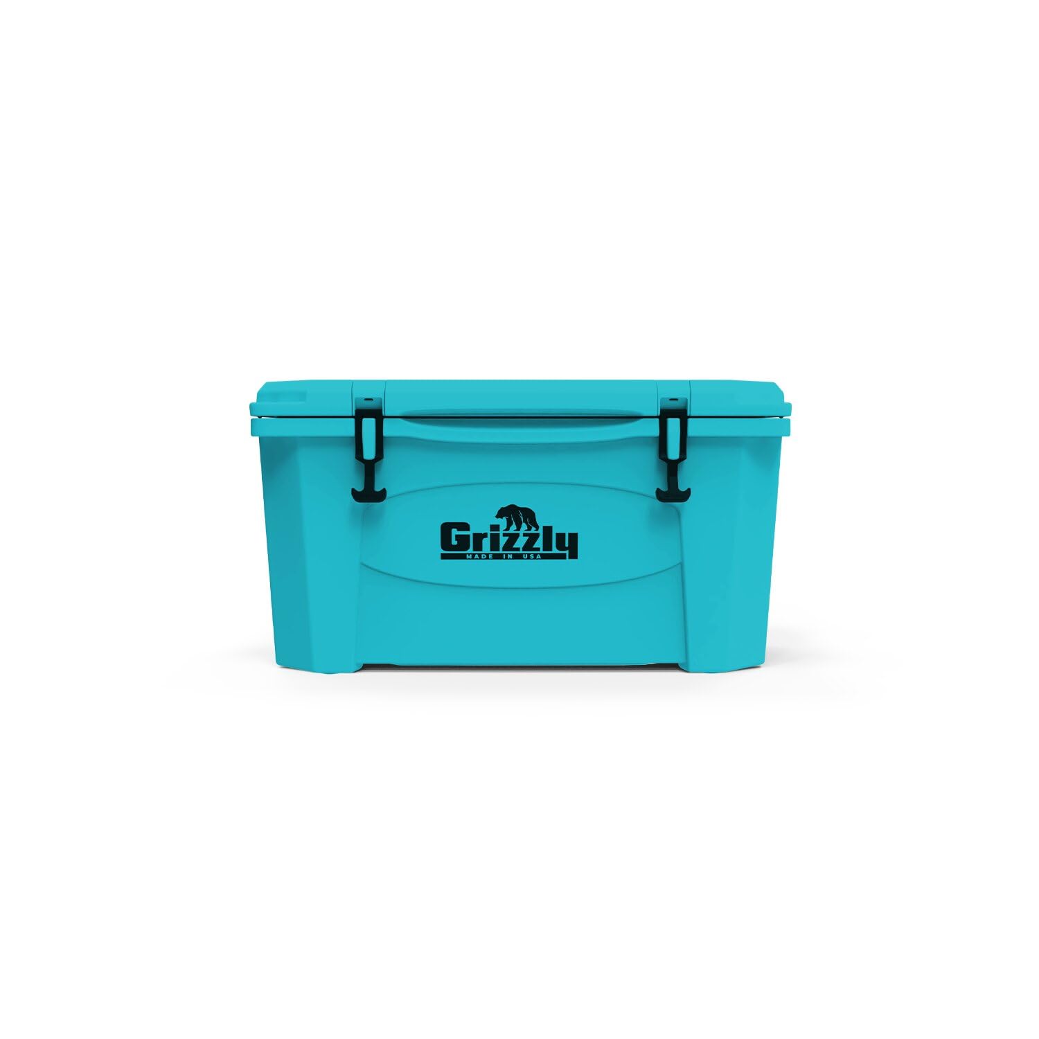 45 Cooler Grizzly | 45 qt Ice Chest Durable Rotomolded Insulated | Made in The USA | Warranty for Life | for Beach Boat Camping Fishing Hunting | G45 | Teal