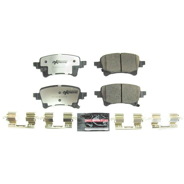 Z36-2233 Power Stop, Z36 Truck & Tow Rear Carbon Fiber Ceramic Brake Pads with Hardware For Jeep Gladiator 2020-2023, Jeep Wrangler 2021-2022 [Model Specific]