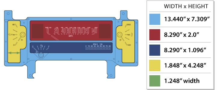 Dakota Digital Buick Regal RTX Instrument System 1984-87