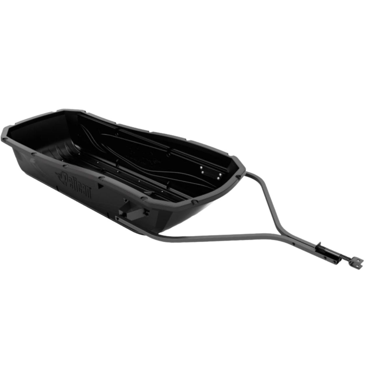 Trek Sport 75 Pelican - Utility Sled Comes with Set of Runners, Tow Hitch and Travel Cover - Carry Up to 500 lb - Black