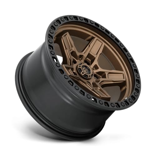 D699 KICKER FUEL OFF-ROAD 17X9, 5X5.0, 4.53, 12mm MATTE BRONZE BLACK BEAD RING - D69917907545