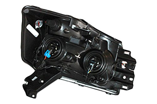 Left TYC Headlight Assembly Compatible with 2004-2007 Nissan Titan