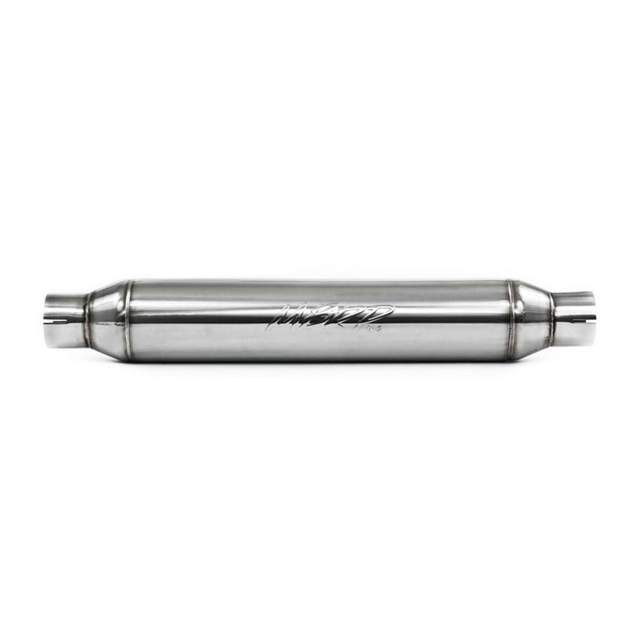 MBRP Resonator Universal 2.5in inlet/outlet 22in body 26in overall T304