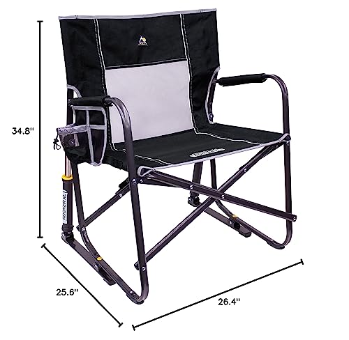 GCI Outdoor Rocking Chair Freestyle XL Portable Folding and Outdoor Camping Chair