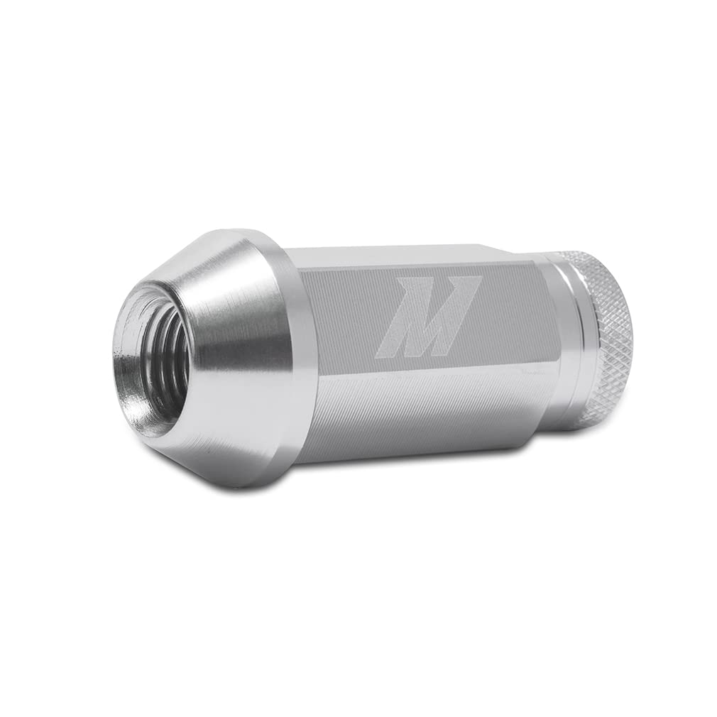 Mishimoto Locking Aluminum Lug Nuts M12x1.25, 20pc Set, Silver