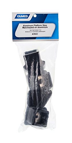 Replacement Camco 43660 Rubber Feet for Adjustable Height Aluminum Platform Step, 4 Pack