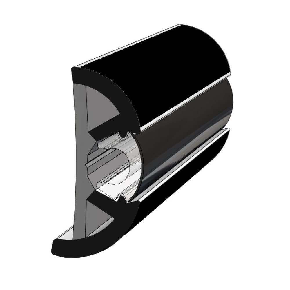SuproFlex Rub Rail Kit Taco Marine V11-9990BBK60-2 - 60' x 2" x 29/32", Black