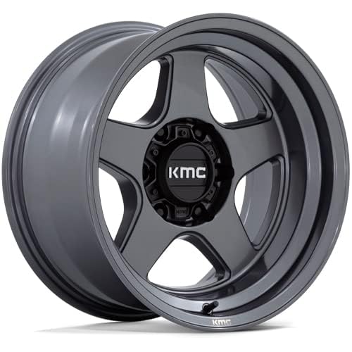 KMC Wheels 17X8.5 LOBO 5X5.04.36 -10mm MATTE ANTHRACITE - KM728AX17855010N