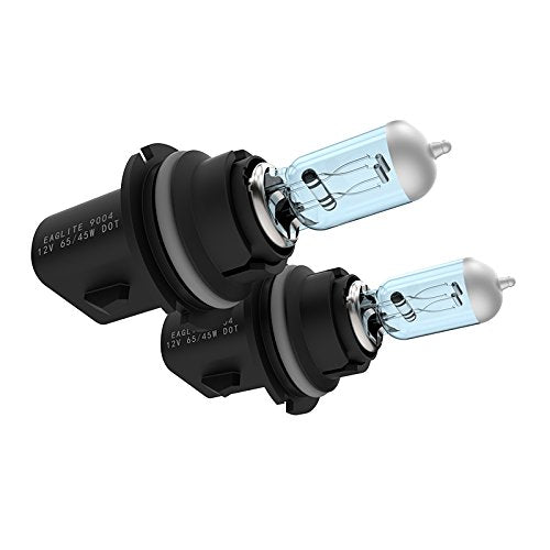 2 Piece Spec-D Tuning 9004 HB1 Hi/Low Beam Head Lights Halogen Replacement, Left + Right Pair
