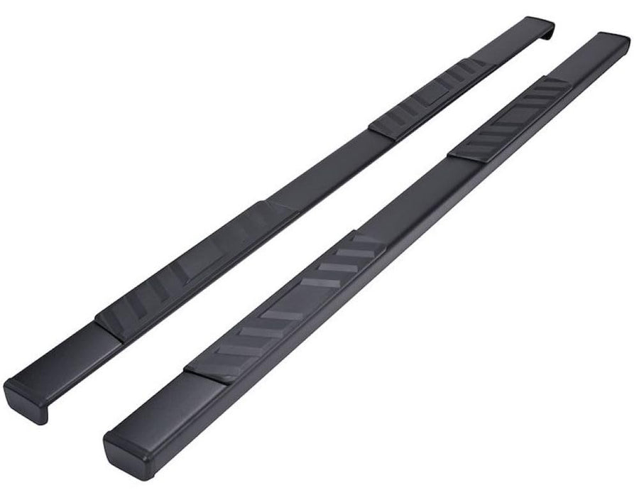 Trailfx Side Step Bars 4 Inch Trapezoid Straight Side Steps Fits 1999–2016 Ford F-250 Super Duty with Step Pads Black Matte Powder-Coated Steel Rocker Panel Mount Set of 2 TrailFX A4005B
