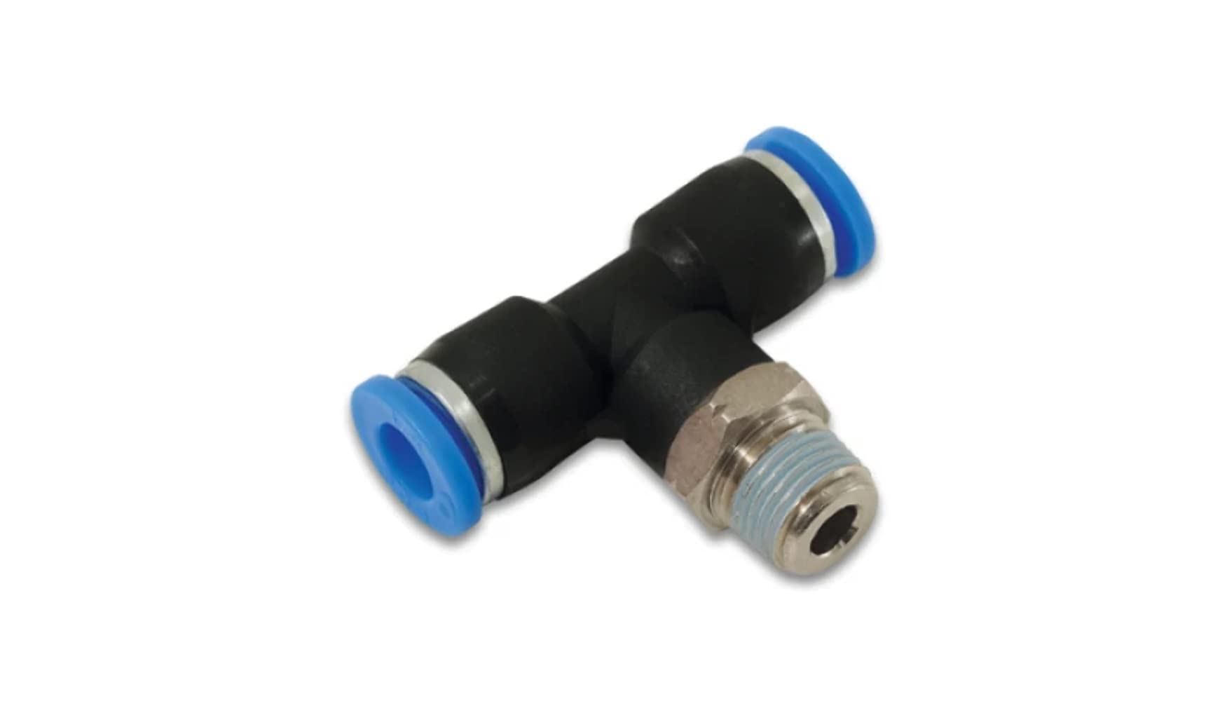 Male Tee Vibrant 1-Touch Fitting for 1/4in OD Tube (1/8in NPT)