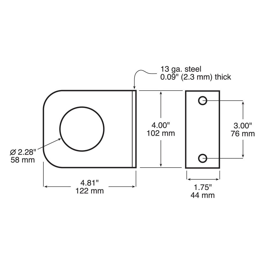 L-Mount Peterson Mfg 146-092 Bracket