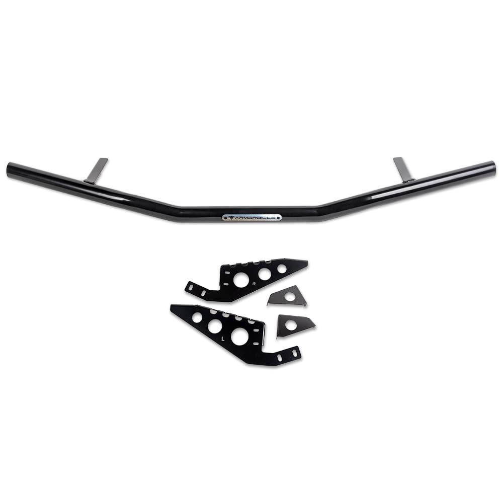 Rear Bumper Guard Armordillo Aluminum|Compatible with 2020-2024 Tesla Model Y|8735510|Black|Bull Bar