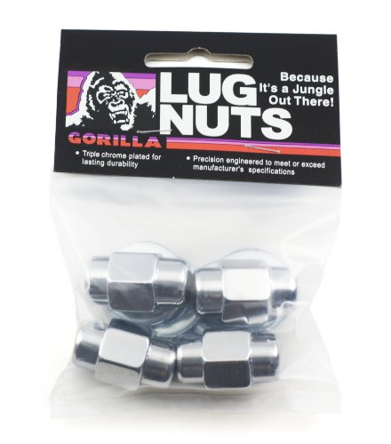 Short Shank Gorilla Automotive 72127B Lug Nuts (12mm x 1.25 Thread Size)