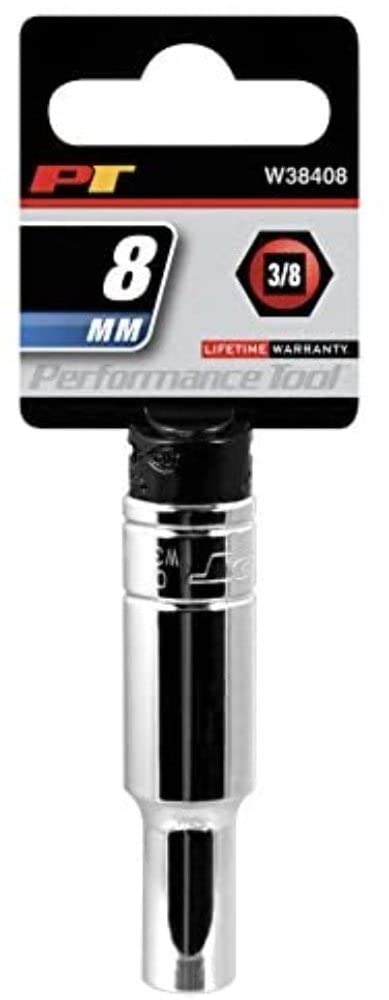 6-Point Socket Performance Tool W38408, 3/8-Inch Drive, 8mm