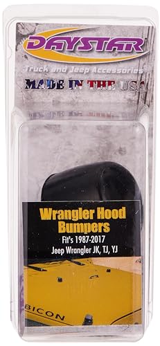 Hood Bumper Daystar KJ71051BK for Jeep Wrangler YJ/TJ/JK, Black