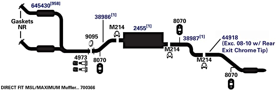 Pipe AP Exhaust 44918