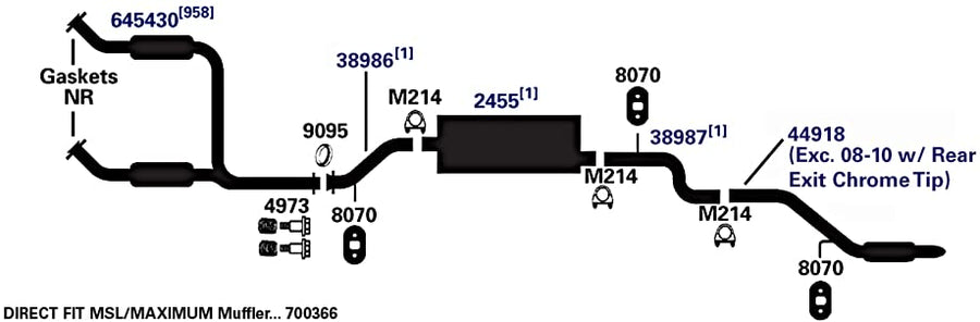 Pipe AP Exhaust 44918