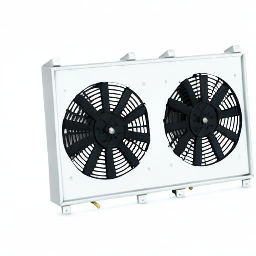 Mishimoto Performance Aluminum Fan Shroud MMFS-B4-90 Fits Subaru Legacy 1990-1994 Silver