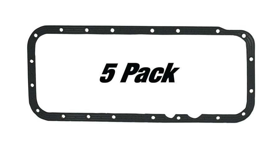 Moroso Oil Pan Gaskets 93180, Fits Chrysler 361-440, 426 Hemi, KB, BAE blocks, Pack of 5