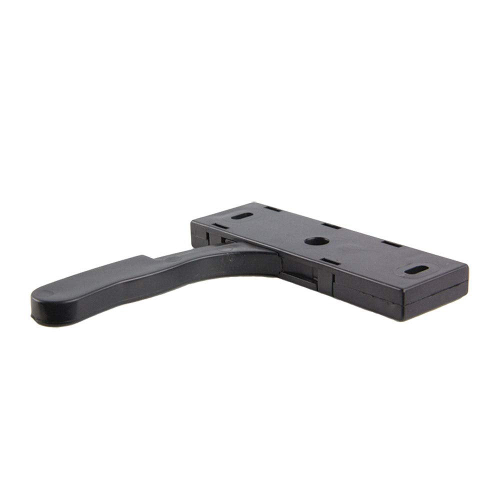 Lippert RV Replacement Left-Hand Screen Door Latch Kit for 5th Wheel RVs, Travel Trailers and Motorhomes, 4.08" x 3.73", Not Included Mounting Hardware - 201472