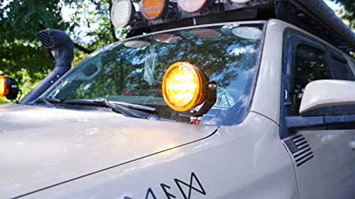 Toyota 4-Runner A-Pillar KIT W/ Vision X Lighting (2) 4.7" CG2 Multi-LED Broad SPOT 10-20