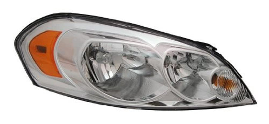 Right TYC Headlight Assembly Compatible with 2006-2013 Chevrolet Impala