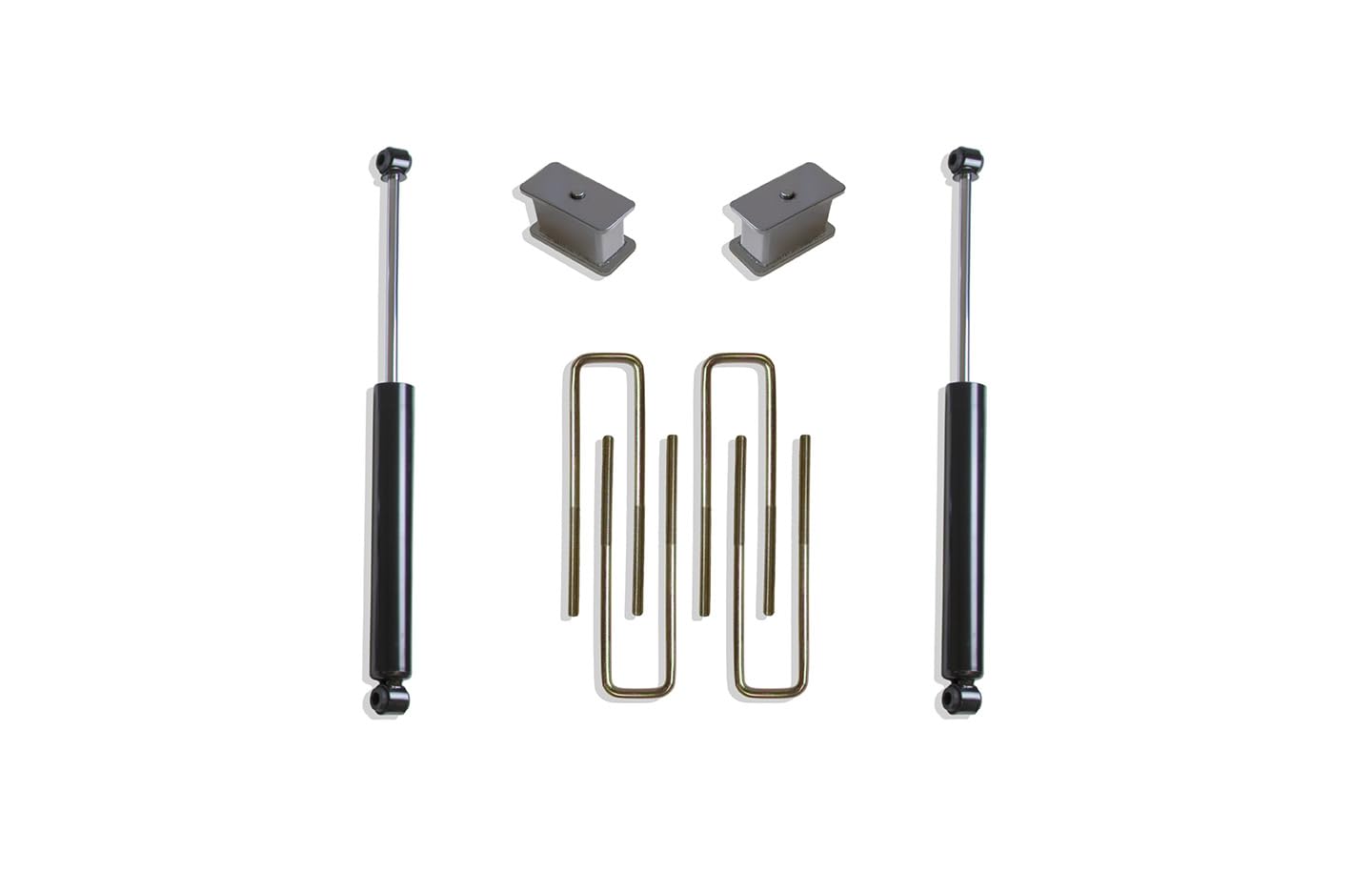 Lift Blocks MaxTrac 900930 3 in. Lift Incl. U Bolts Front And Rear MaxTrac Shocks