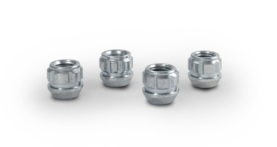 Gorilla 78621N Automotive Acorn Open End Chrome Wheel Locks (12mm x 1.25 Thread Size) - Pack of 4